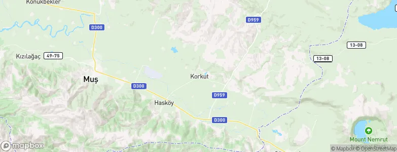 Korkut, Turkey Map