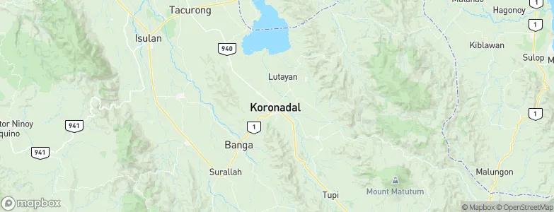 Koronadal, Philippines Map