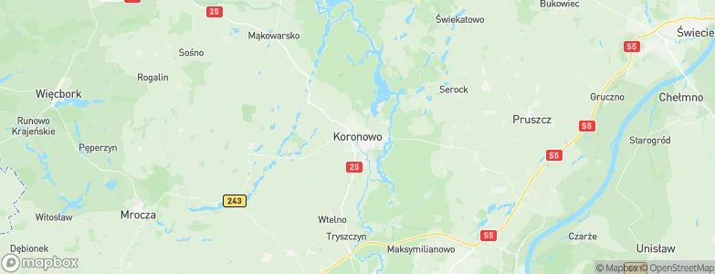 Koronowo, Poland Map