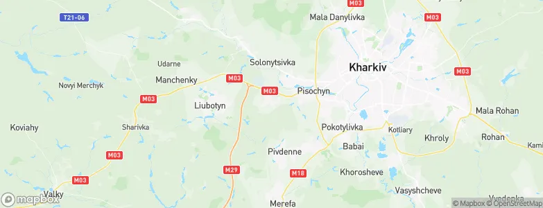 Korotych, Ukraine Map