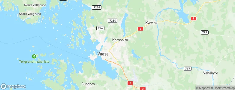 Korsholm, Finland Map
