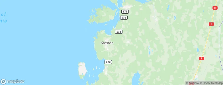 Korsnäs, Finland Map