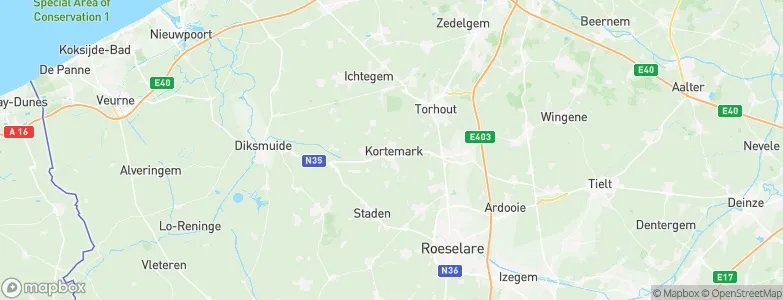Kortemark, Belgium Map