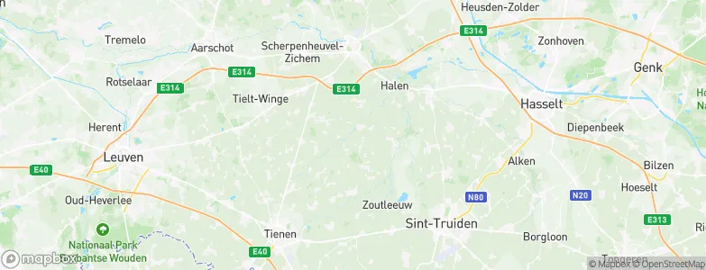 Kortenaken, Belgium Map