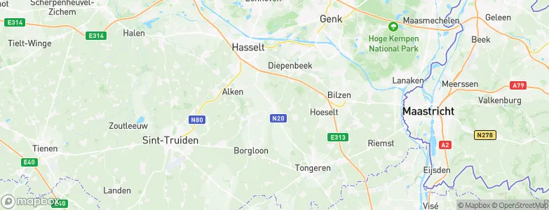 Kortessem, Belgium Map