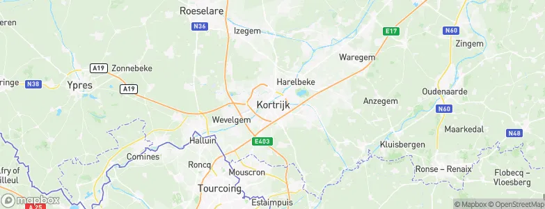 Kortrijk, Belgium Map