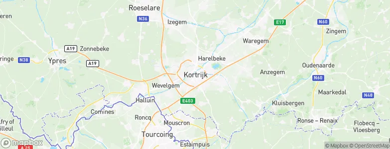 Kortrijk, Belgium Map