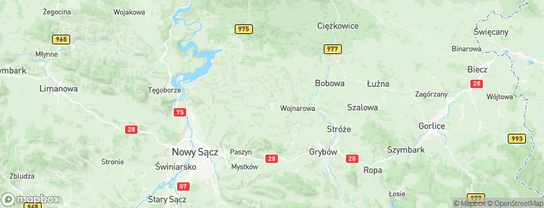 Korzenna, Poland Map
