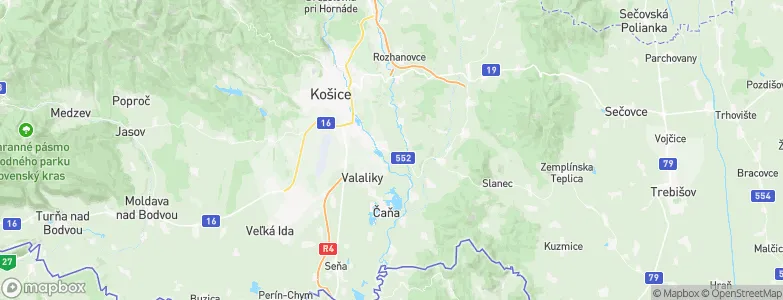 Kosice, Slovakia Map