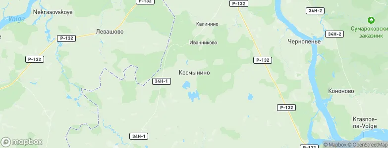 Kosmynino, Russia Map