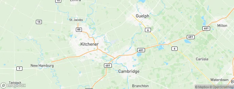 Kossuth, Canada Map