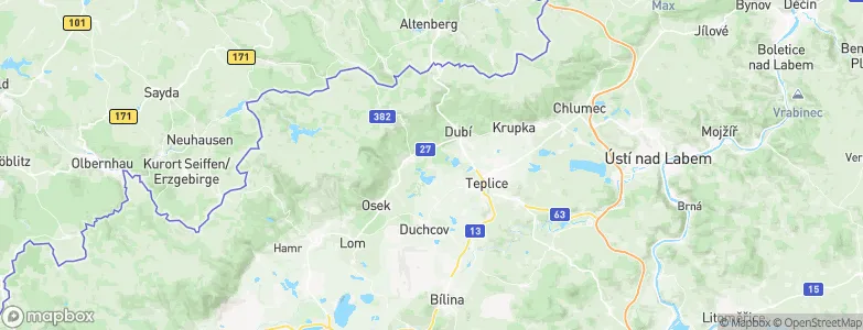 Košťany, Czechia Map