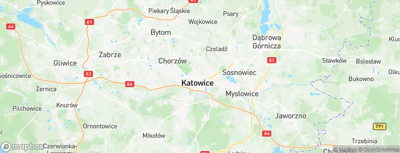 Koszutka, Poland Map