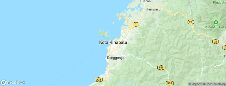 Kota Kinabalu, Malaysia Map