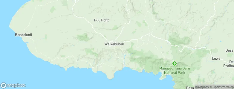 Kotawaikabubak, Indonesia Map