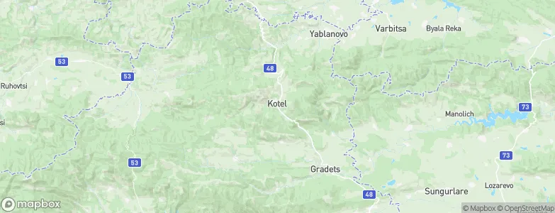Kotel, Bulgaria Map