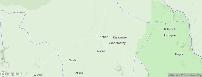 Kotido District, Uganda Map