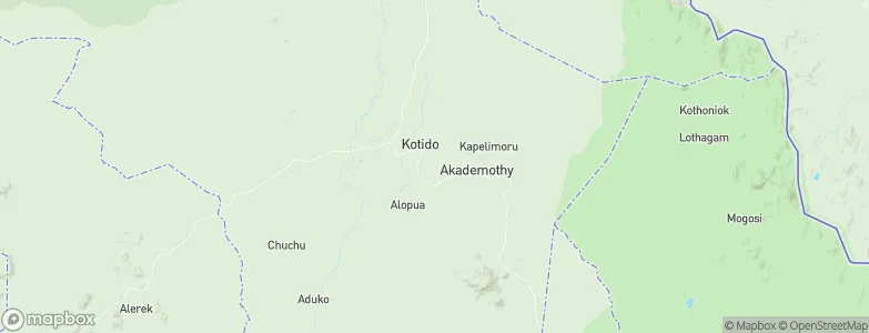 Kotido, Uganda Map