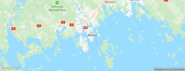 Kotka, Finland Map