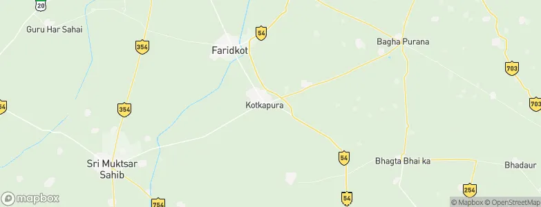 Kotkapura, India Map