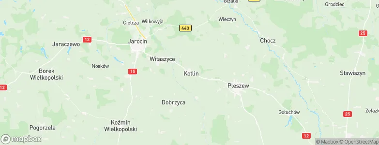 Kotlin, Poland Map