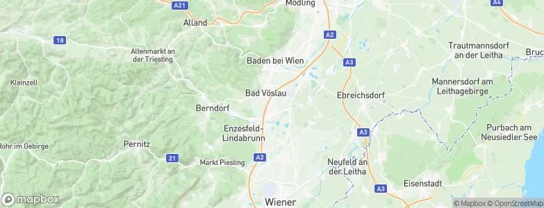 Kottingbrunn, Austria Map