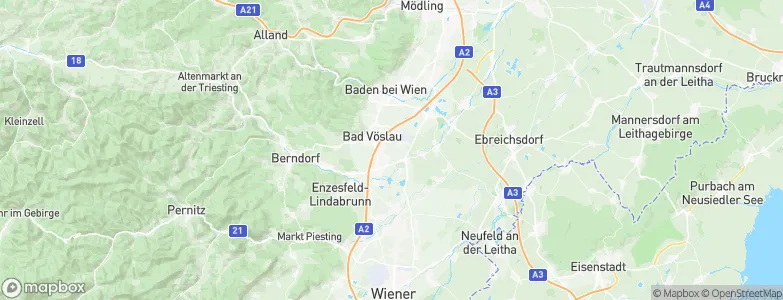Kottingbrunn, Austria Map