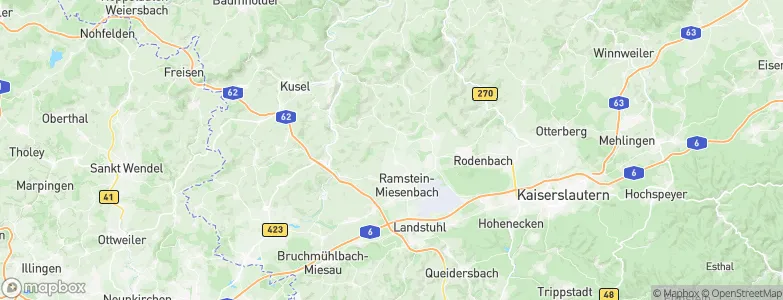 Kottweiler-Schwanden, Germany Map