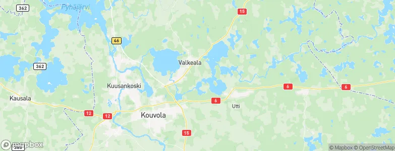 Kouvola, Finland Map