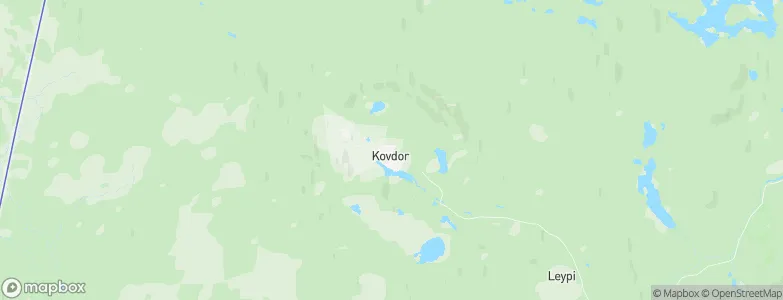 Kovdor, Russia Map