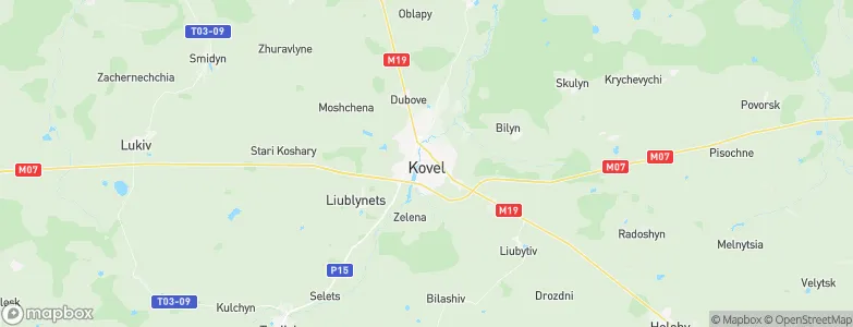 Kovel, Ukraine Map