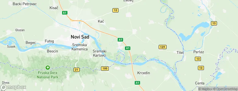 Kovilj, Serbia Map