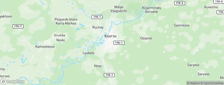 Kovrov, Russia Map