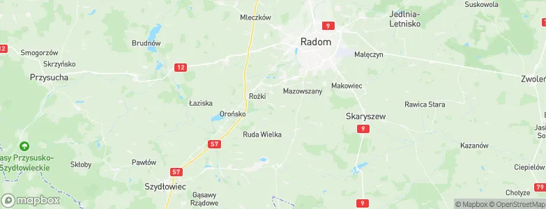 Kowala, Poland Map