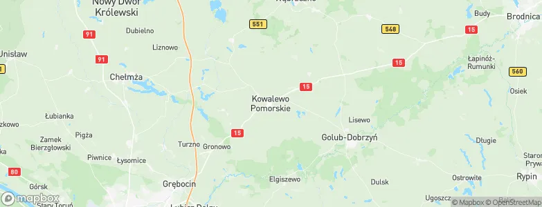 Kowalewo Pomorskie, Poland Map