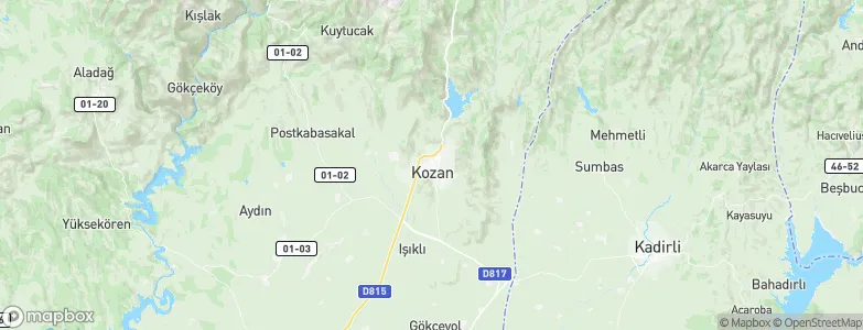Kozan, Turkey Map