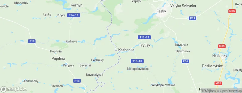 Kozhanka, Ukraine Map