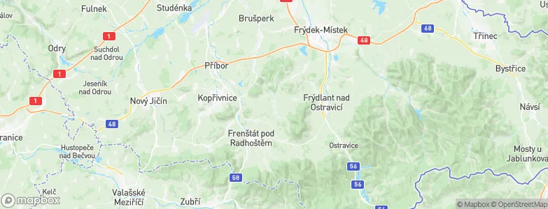 Kozlovice, Czechia Map