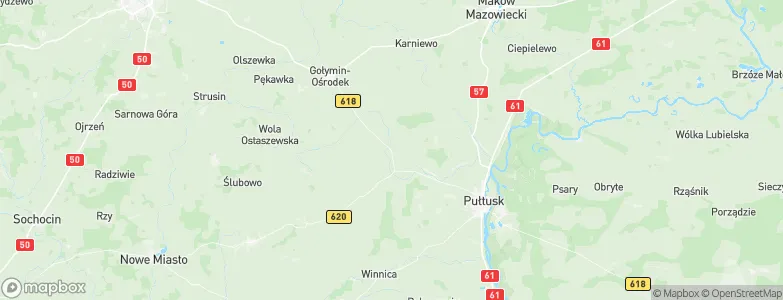 Kozłówka, Poland Map