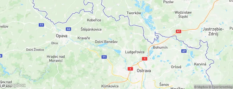 Kozmice, Czechia Map