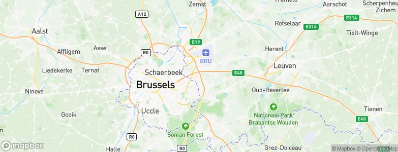 Kraainem, Belgium Map