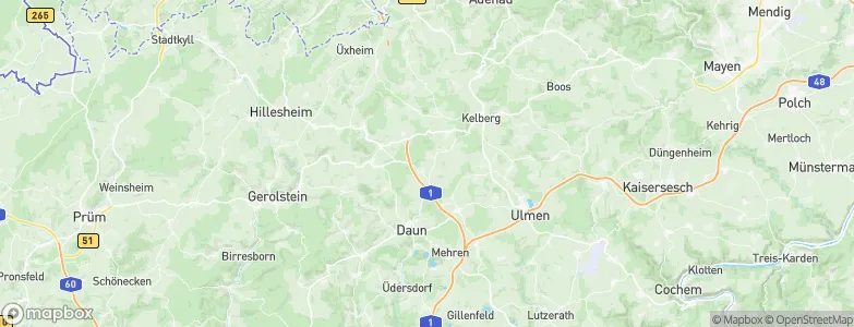 Kradenbach, Germany Map