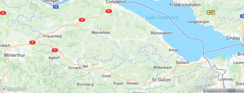 Kradolf, Switzerland Map