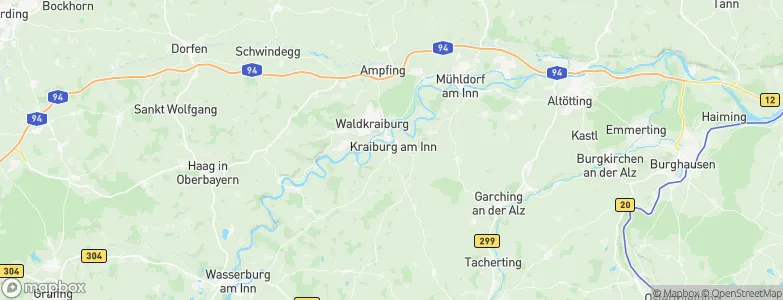 Kraiburg am Inn, Germany Map