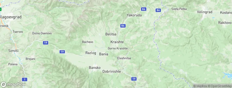 Kraishhe, Bulgaria Map