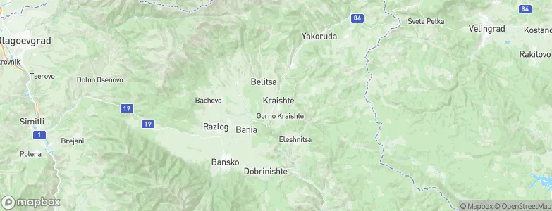 Kraishte, Bulgaria Map