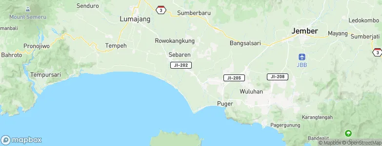 Krajan A Wonorejo, Indonesia Map