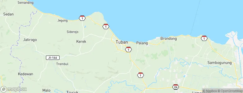 Krajan Bejagung, Indonesia Map