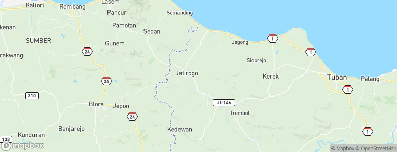 Krajan Demit, Indonesia Map