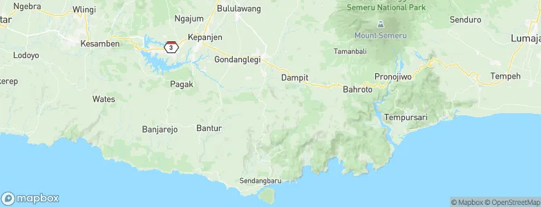 Krajan Harjokuncaran, Indonesia Map